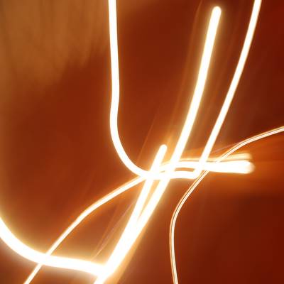 Abstract art, gestual photography : Filaments 14