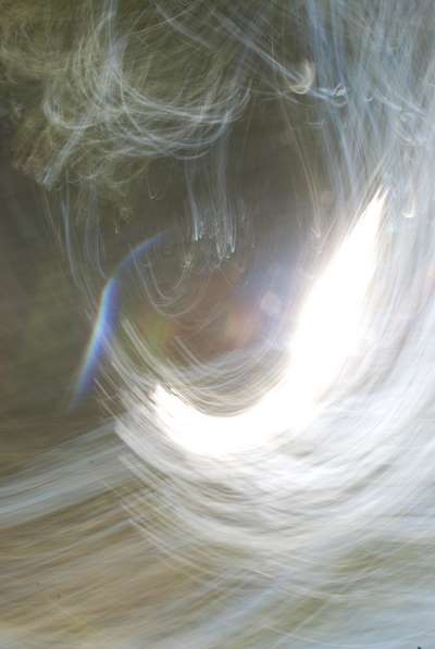 Abstract art, gestual photography : Godlights 14